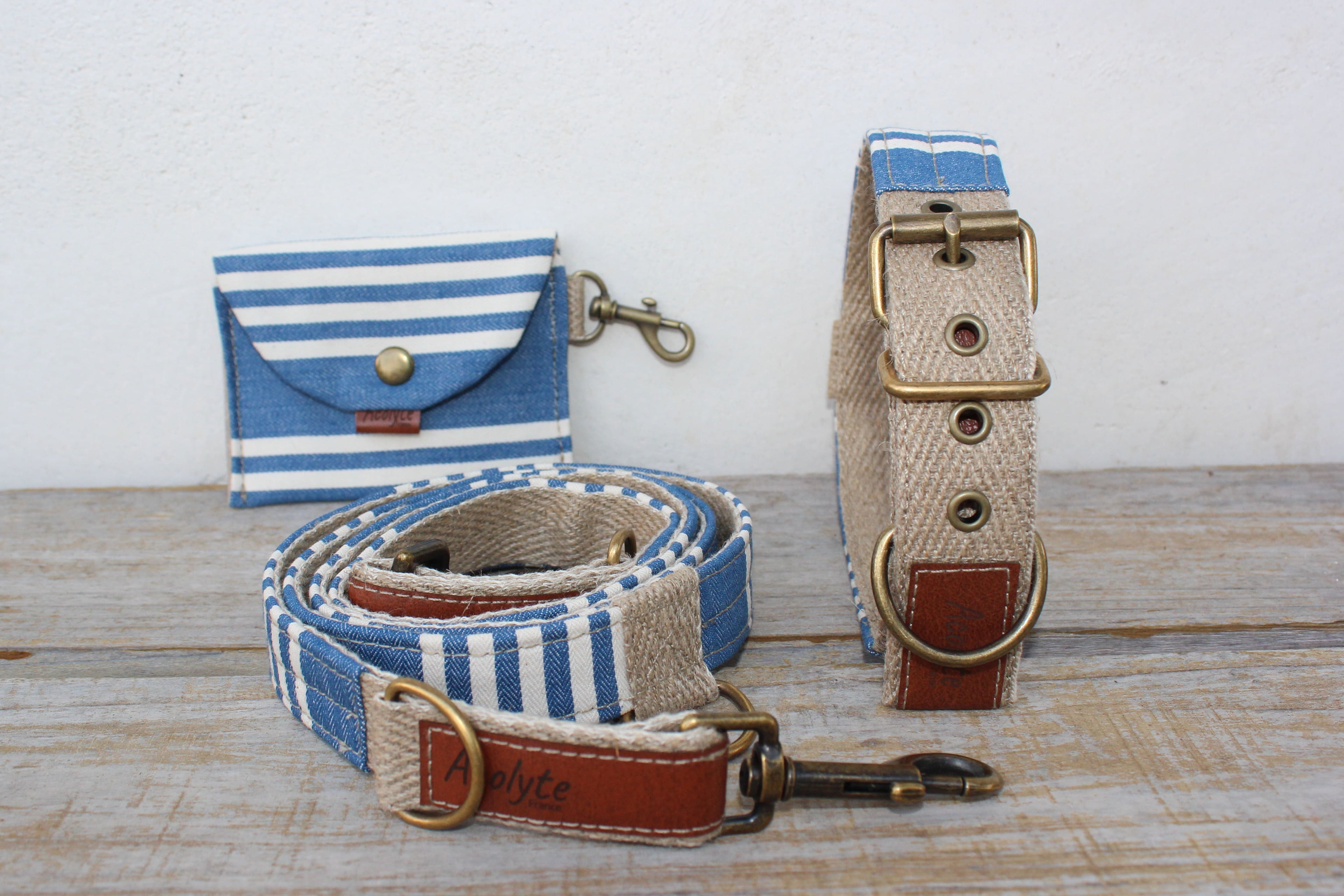 Collier LIN-croyable Hardelot Plage bleu