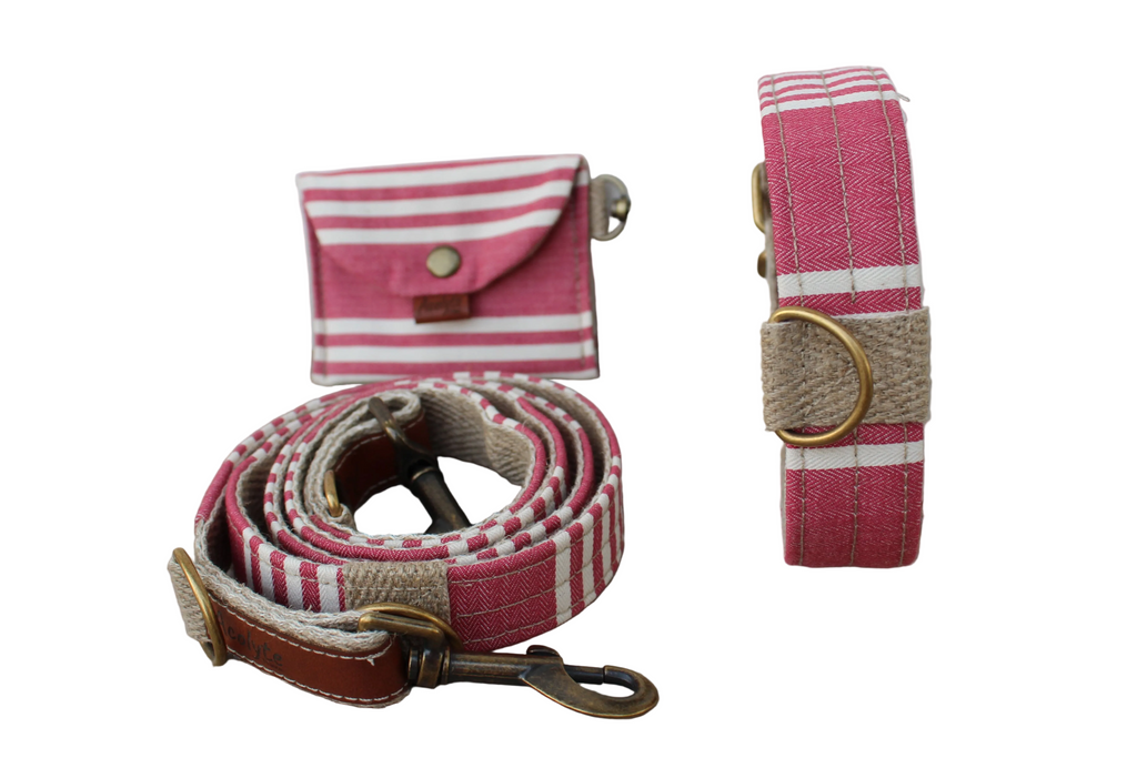 Collier LIN-croyable Hardelot Plage rouge