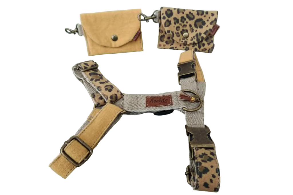 Harnais clic LIN-comparable Ocre Sauvage