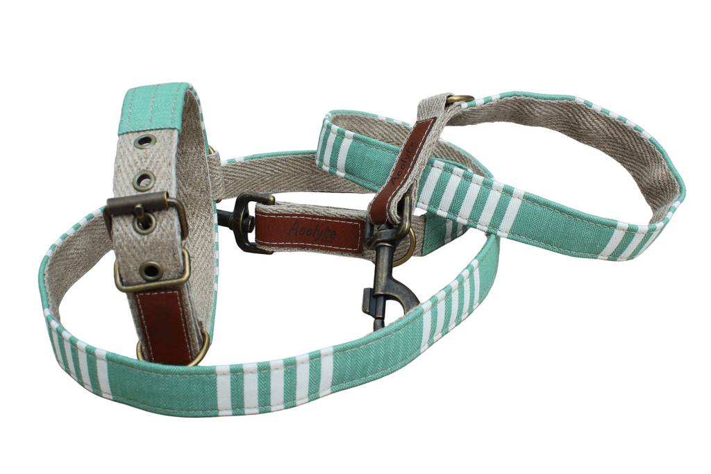 Collier LIN-croyable Hardelot Plage vert