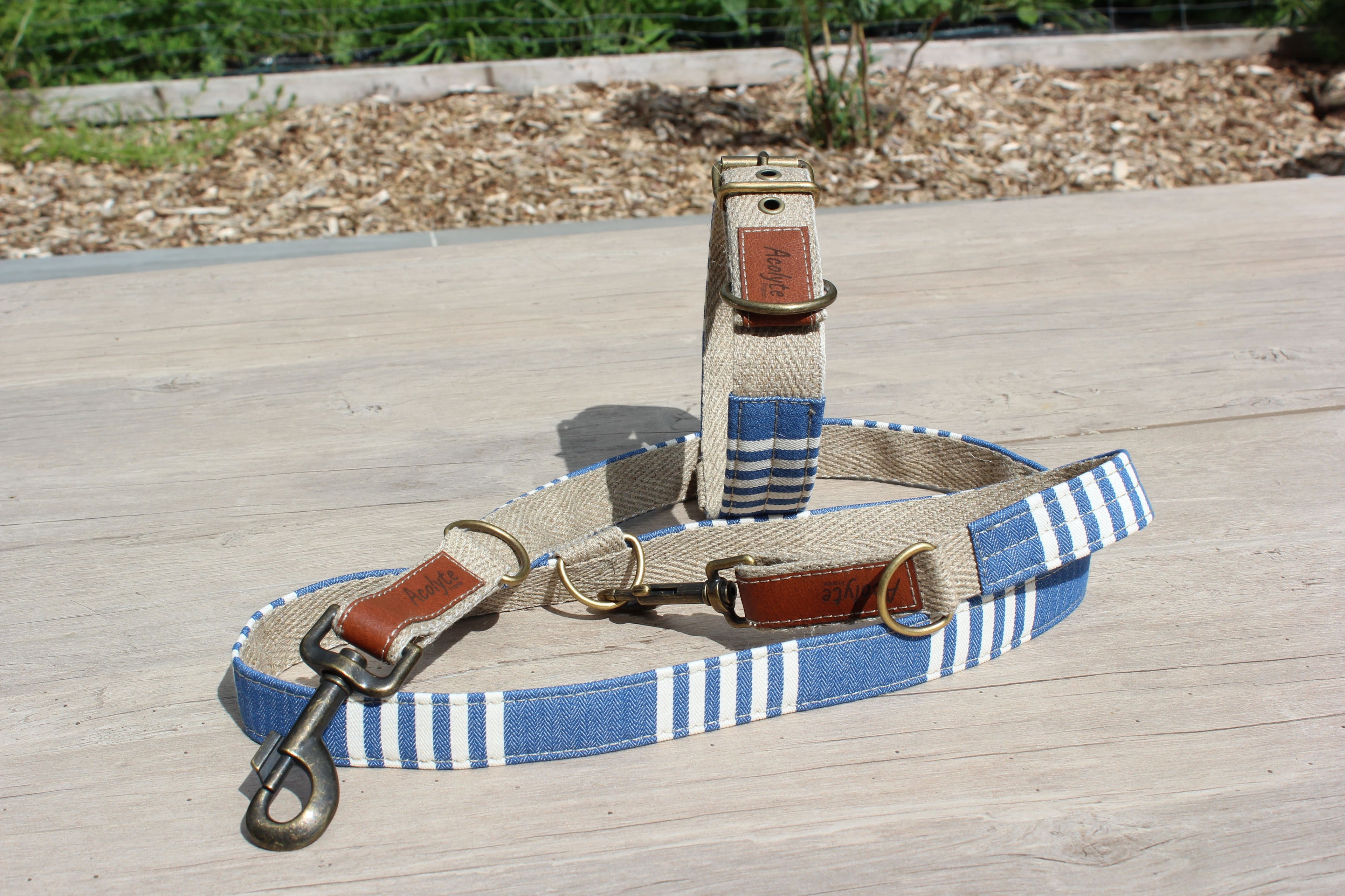 Laisse LIN-croyable Hardelot Plage Bleu
