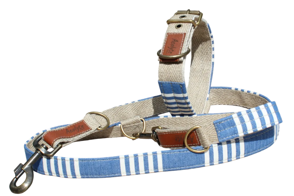 Collier LIN-croyable Hardelot Plage bleu