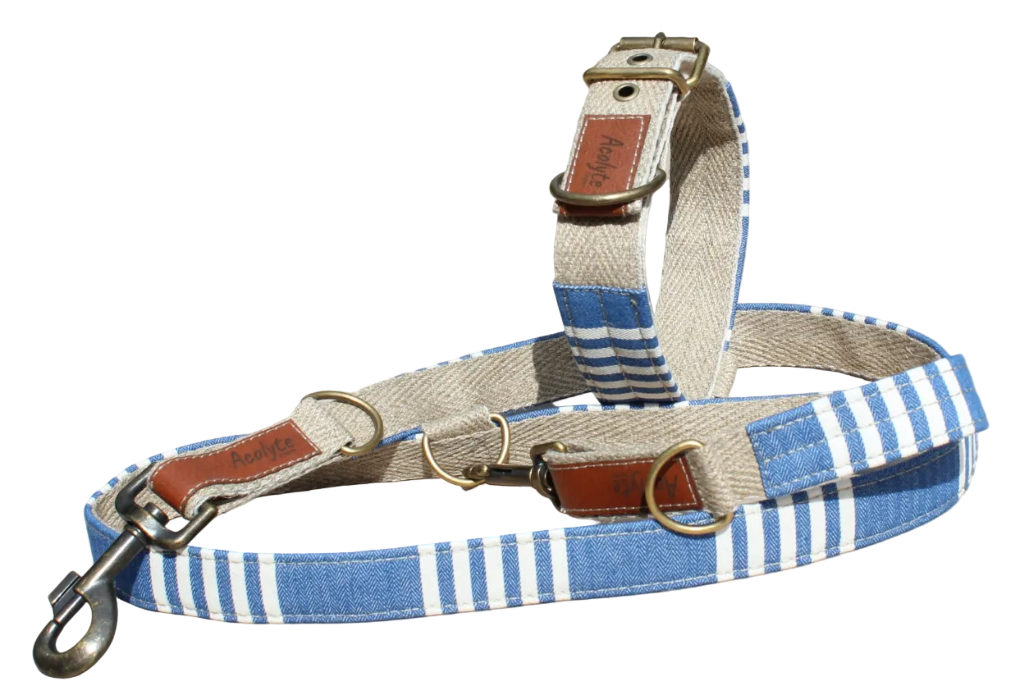 Collier LIN-croyable Hardelot Plage bleu