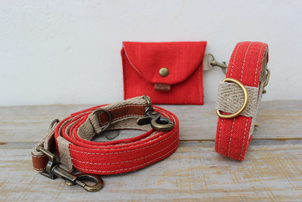 Collier LIN-temporel Vermillon