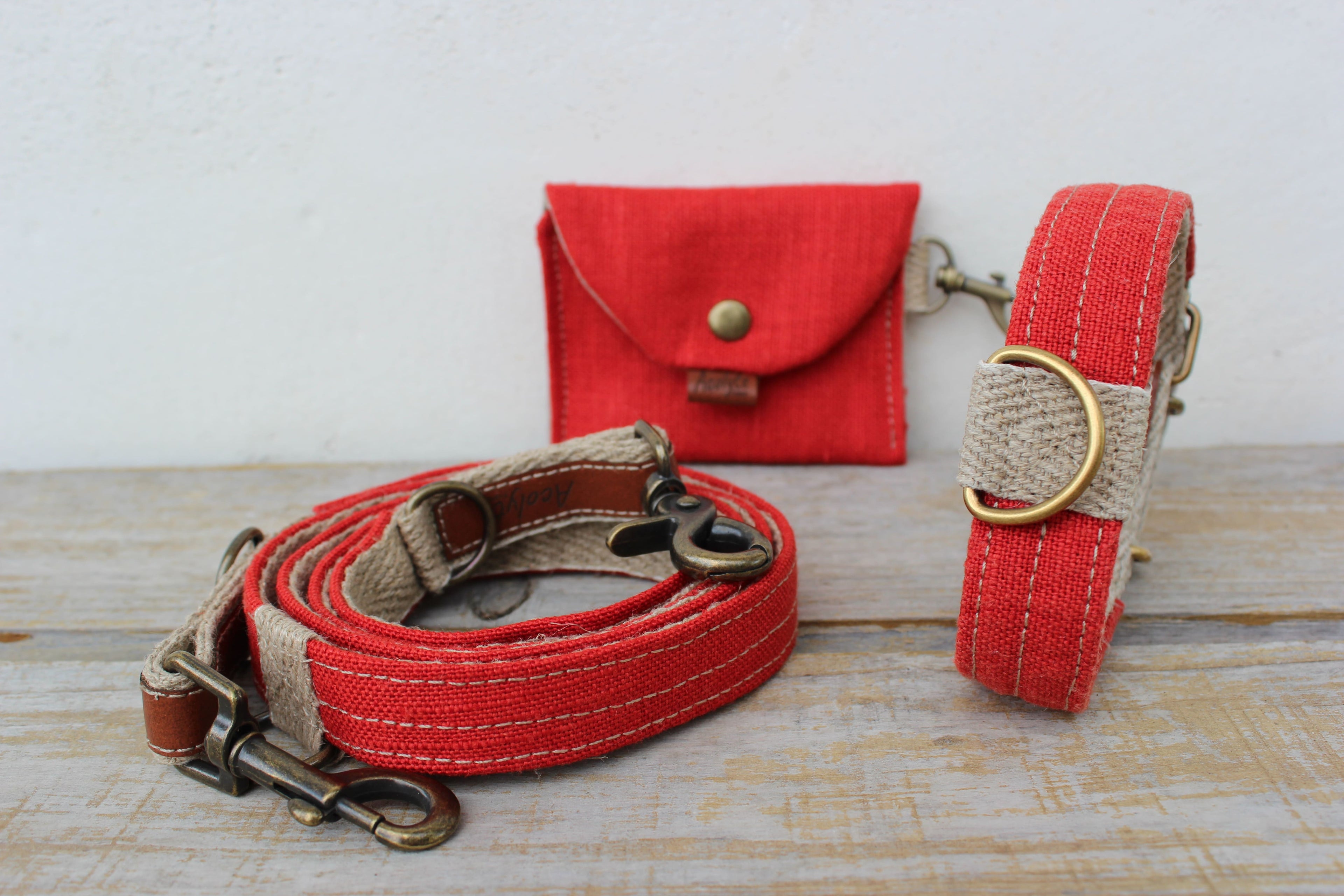 Collier LIN-temporel Vermillon