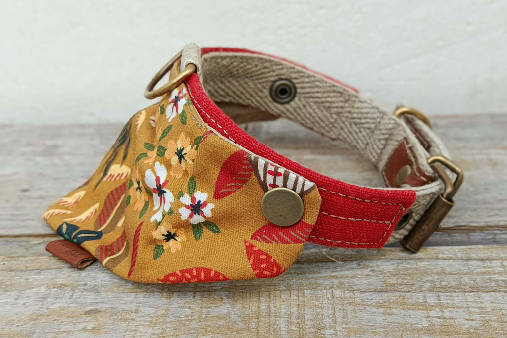 Collier LIN-temporel Vermillon